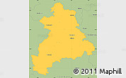 Savanna Style Simple Map of Böblingen