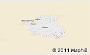 Classic Style 3D Map of Esslingen, single color outside