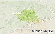 Physical 3D Map of Esslingen, lighten