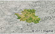 Satellite 3D Map of Esslingen, lighten, semi-desaturated