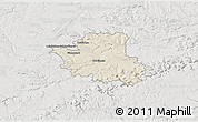 Shaded Relief 3D Map of Esslingen, lighten, semi-desaturated