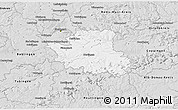 Silver Style 3D Map of Esslingen