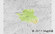 Physical Map of Esslingen, lighten, desaturated