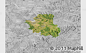 Satellite Map of Esslingen, lighten, desaturated