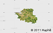 Satellite Map of Esslingen, single color outside