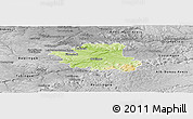 Physical Panoramic Map of Esslingen, desaturated