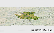 Satellite Panoramic Map of Esslingen, lighten