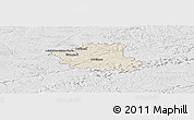 Shaded Relief Panoramic Map of Esslingen, lighten, desaturated