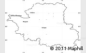Blank Simple Map of Esslingen, cropped outside