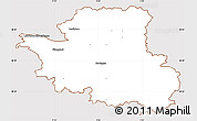 Classic Style Simple Map of Esslingen, cropped outside