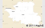 Classic Style Simple Map of Esslingen, single color outside