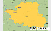 Savanna Style Simple Map of Esslingen