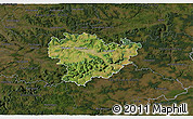 Satellite 3D Map of Göppingen, darken