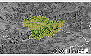 Satellite 3D Map of Göppingen, desaturated