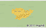 Savanna Style 3D Map of Göppingen, single color outside