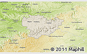 Shaded Relief 3D Map of Göppingen, physical outside