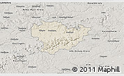 Shaded Relief 3D Map of Göppingen, semi-desaturated
