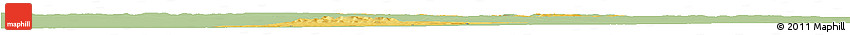 Savanna Style Horizon Map of Göppingen, single color outside