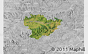 Satellite Map of Göppingen, lighten, desaturated