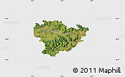 Satellite Map of Göppingen, single color outside