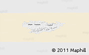 Classic Style Panoramic Map of Göppingen, single color outside