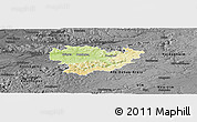 Physical Panoramic Map of Göppingen, darken, desaturated