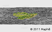 Satellite Panoramic Map of Göppingen, desaturated