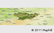 Satellite Panoramic Map of Göppingen, physical outside