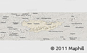 Shaded Relief Panoramic Map of Göppingen, semi-desaturated