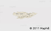 Shaded Relief Panoramic Map of Göppingen, single color outside