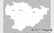 Gray Simple Map of Göppingen