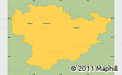 Savanna Style Simple Map of Göppingen