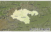 Physical 3D Map of Heidenheim, darken