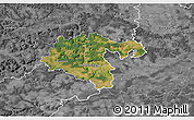 Satellite 3D Map of Heidenheim, desaturated
