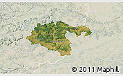 Satellite 3D Map of Heidenheim, lighten