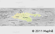 Physical Panoramic Map of Heidenheim, desaturated