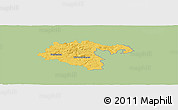 Savanna Style Panoramic Map of Heidenheim, single color outside