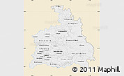 Classic Style Map of Stuttgart, single color outside