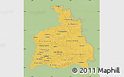 Savanna Style Map of Stuttgart, single color outside