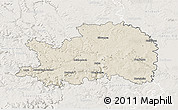 Shaded Relief 3D Map of Ostalbkreis, lighten