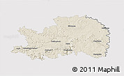 Shaded Relief 3D Map of Ostalbkreis, single color outside