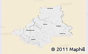 Classic Style 3D Map of Schwäbisch Hall, single color outside