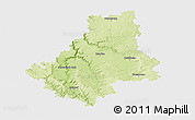 Physical 3D Map of Schwäbisch Hall, single color outside