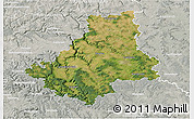 Satellite 3D Map of Schwäbisch Hall, lighten, semi-desaturated