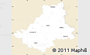 Classic Style Simple Map of Schwäbisch Hall, single color outside