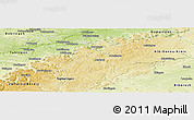 Physical Panoramic Map of Reutlingen