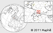 Blank Location Map of Sigmaringen