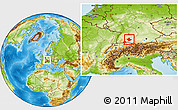 Physical Location Map of Sigmaringen