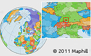 Political Location Map of Sigmaringen