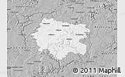 Gray Map of Zollernalbkreis